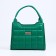 Bag Female Tout with zipper, green color