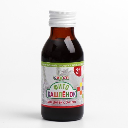 Fitokashlenok syrup for children from 3 years old, plantain and thyme, 100 ml-1