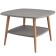 Journal table "Quadro", 600 × 600 × 418 mm, color black marble