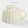 Mug ceramic share "Noemi", 430 ml, beige color