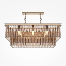 Suspension lamp Maytoni Mod085PL-08G, 8HE14, 40W, 80x34.8x114 cm, Gold color