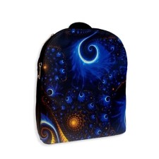 Backpack, lightning department, black color 27x12x30cm