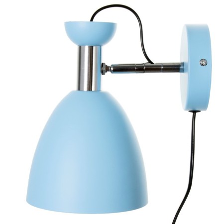 Sconces with a switch on the wire "Claudia" E27 40W blue 28x15x20cm-4