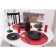 Serving shade "Classic", color red, d 38 cm