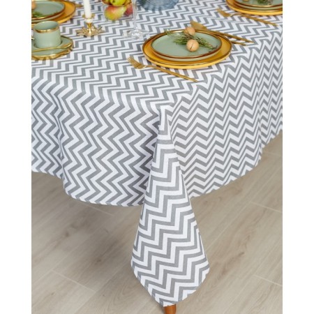 Dolyana tablecloth 145x145cm, zigzag cent, 100%PE, Rogozhka 200 g/m-5