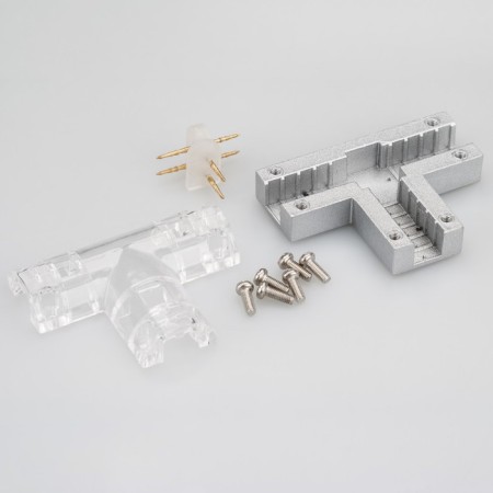 T-shaped connecting Arlight connector for flexible neon 8 × 16 mm, 2-pin-1