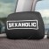 Caps for the headrest sex carrier, black, set 2 pcs
