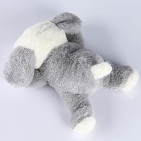 Soft toy "dog", 22 cm, gray color-3
