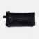 Key of zipper, length 13.5 cm, 2 rings, black color
