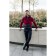 Sports costume men's ise, size 52, dark blue color, burgundy