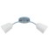Causte "Online" (Tsil.) 2x15W E27 Model: BR 00277 Blue 50x15x15cm