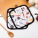 Kitchen set of the “cook” shares: a tack 16x16 cm - 2 pcs, 100% p/e