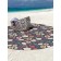 Pareo and beach rug "Field Field", d = 150 cm