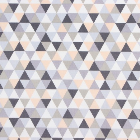 Curtains for the kitchen Ethet Triangles 149x180 cm - 2 pcs, grabbing - 2 pcs, 80% HL, 20% PE-4
