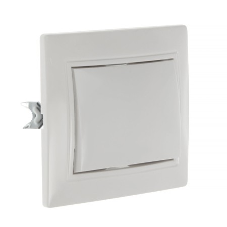 Smartbuy switch Venus, 10 A, 1 key, hidden, white