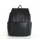 Women's backpack made of artificial leather with lightning, 2 pockets, black color