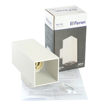 Wall lamp Feron ML1740, IP20, 2XGU10, 35 W, 85x60x145 mm, white color-5