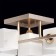Tetro ceiling chandelier, 5x60W E14, metal 65x65x20 cm