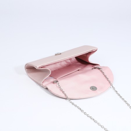 Magneta bag bag, long chain, powder color-4