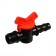 The control valve, external thread 3/4 ", for the hose 1/2" (12 mm), plastic