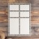 Clothing "rectangle, perforation", bottom of the LHDF, size 30 × 21 cm