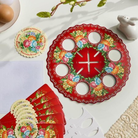 Easter set for setting the table "Zhostovo"-3