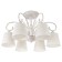Chandelier 2150/6 E14 40W white with a golden patina 58x58x35 cm Bayerlux