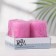 Set of candles-cylinders "Interior", 4 pcs, 6x4 cm, 10 hours, pink