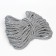 Cord of twisted decorative 12 mm without braid No. 3.03, 25 m