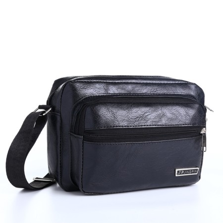 Male bag, black color-1