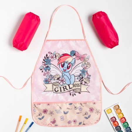 Apron with children "Fairy Forest", my little pony, 49x39 cm