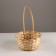A set of baskets of 3 pcs, d21x10xh36cm, natural, bamboo