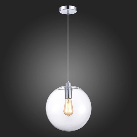 STL LUCE Sus. SL1056.123.01. Noor. 1x60 W, E27, 30x30x160 cm, chromium color-3