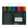 A set of capillary handles 20 colors Faber-Castell Grip 0.4 mm, in a plastic case