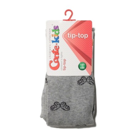 Колготки детские хлопковые Conte Kids Tip-Top, рост 150-152 см, цвет серый-1