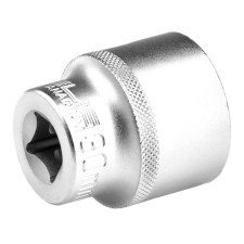 Головка торцевая Stels 13673, под квадрат, 1/2", 30 мм, двенадцатигранная, хромированная