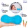 Massage ball Onlytop "Bunny", double, blue color