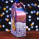 Gift box "Fantasy" in purple 11.1 x 5.8 x 20.5 cm