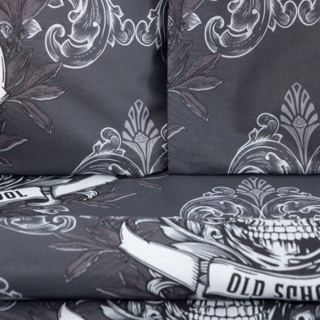 Bed linen Ethel duet Old School 143*215 cm 2 pcs, 220*240 cm, 70*70 cm 2 pcs, calico-4