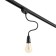 Trick Lamp "Snake" E27 40W Black 3.5x3.5x40cm
