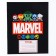 Notebook in a cage 18 sheets, 5 types of mix, cover covered cardboard, avengers