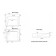 Sink My Space Breez 60 5031600, above the washing machine, with brackets, siphon, white