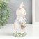 Souvenir Polystone "An elegant bunny with a basket of flowers in a clearing" 11.5x5x7 cm