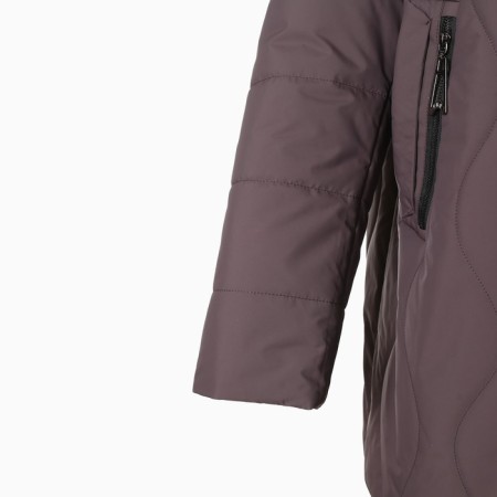 Women's jacket demi -season, brown color, size 62-2