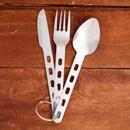 Tourist set 3B1 handle with holes with a ring of 18cm-1