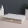 Organizer for storage "BASIC", 1 section, 23 × 17 × 5 cm, white/transparent color