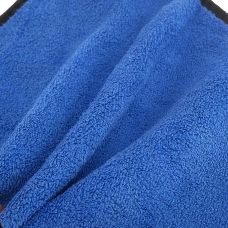 A car washing rag, Cartage, microfiber, 400 g/m², 20 × 30 cm, blue-gray-3