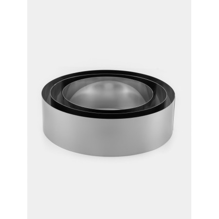 A set of baking forms and calculation "Circle", D-30, H-8.5 cm, 3 pcs-3