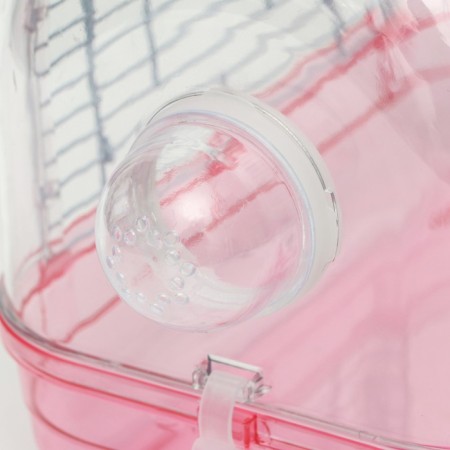 A cage for rodents with filling, 47 x 30 x 38, cm, pink-7
