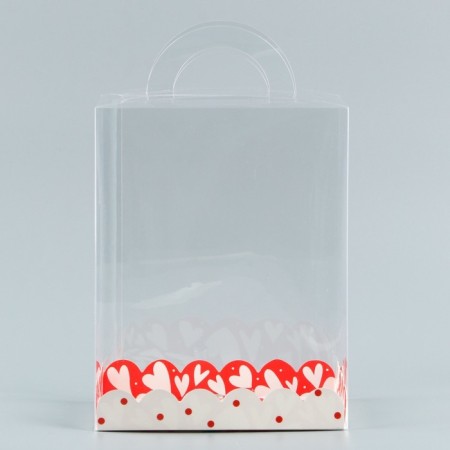 Confectionery box, chest, packaging, “Favorite heart”, 14 x 14 x 18 cm-3